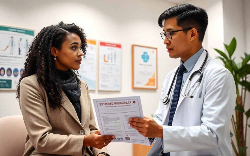 How do you extend a 2 day medical certificate period?